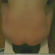 Somebody set up a hidden camera in a bathroom to record his wife shitting while sitting on a toilet in two scenes. Farting and pooping noises are audible with some action visible in the toilet bowl.